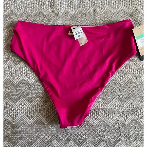 Women's Aurora Reversible High Waist Bikini Bottom in Pink Prime, size XL, NWT! - Picture 9 of 11